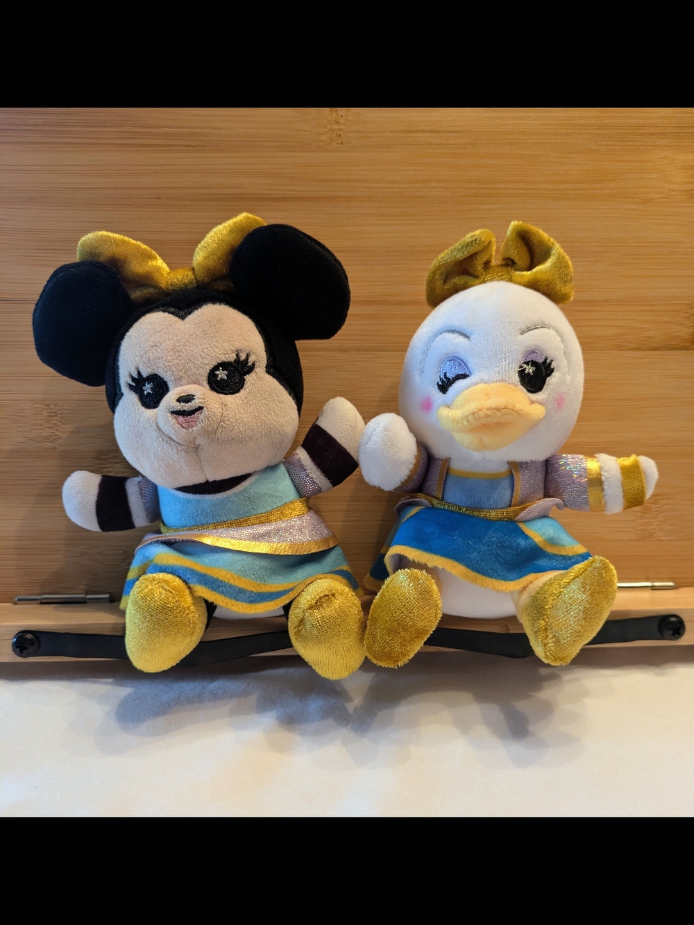 Disney World 50th Anniversary Wishables Minnie Mouse & Daisy Duck